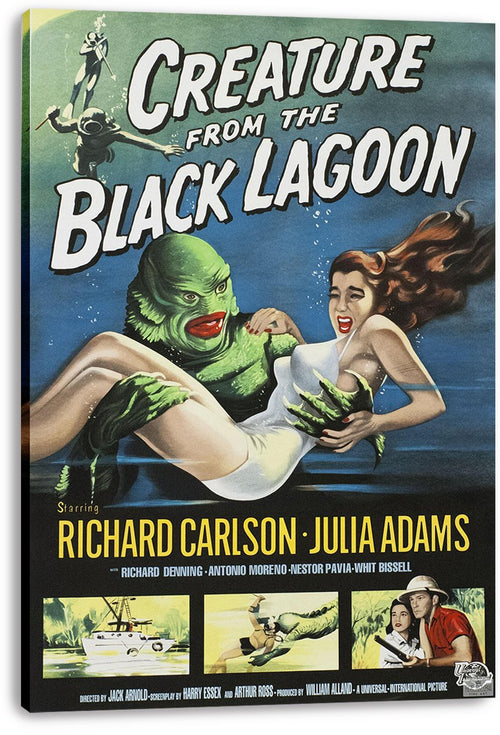 Creature from the Black Lagoon Decorative Painting (paper and canvas) art poster printing print