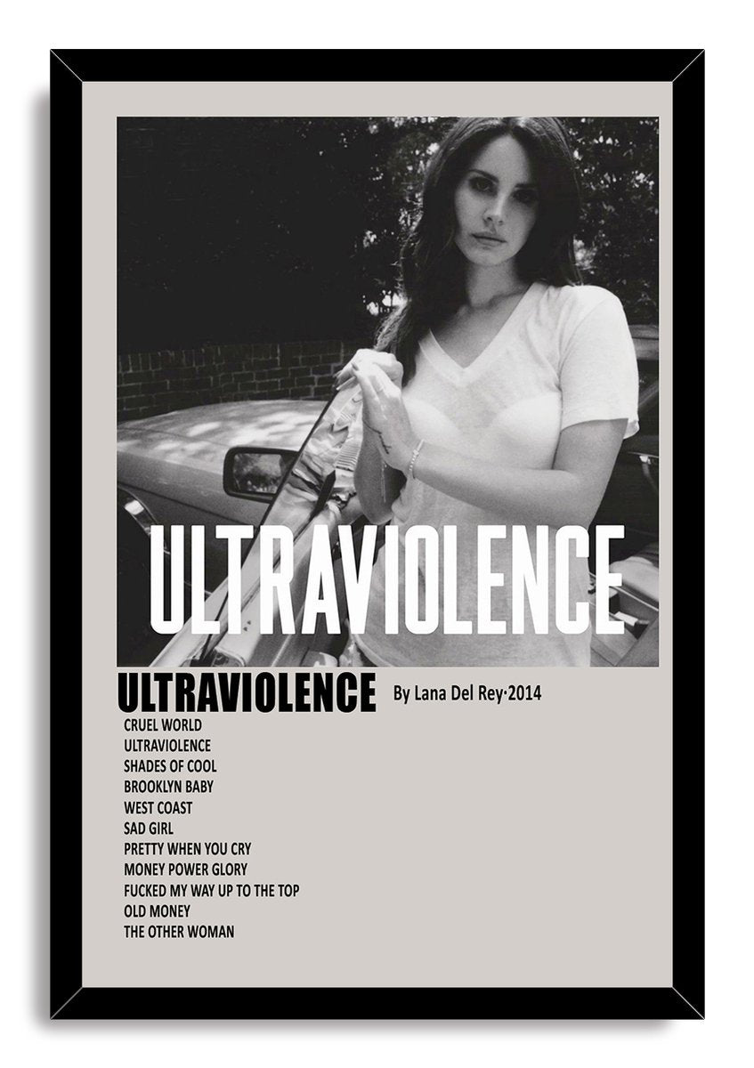 Lana Del Rey Ultraviolence Album Cover Decorative Painting (paper and canvas) art poster printing print