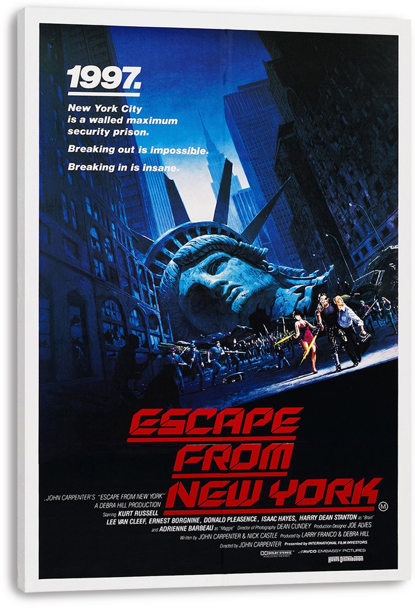 Escape From New York Movie Decorative Painting (paper and canvas) art poster printing print