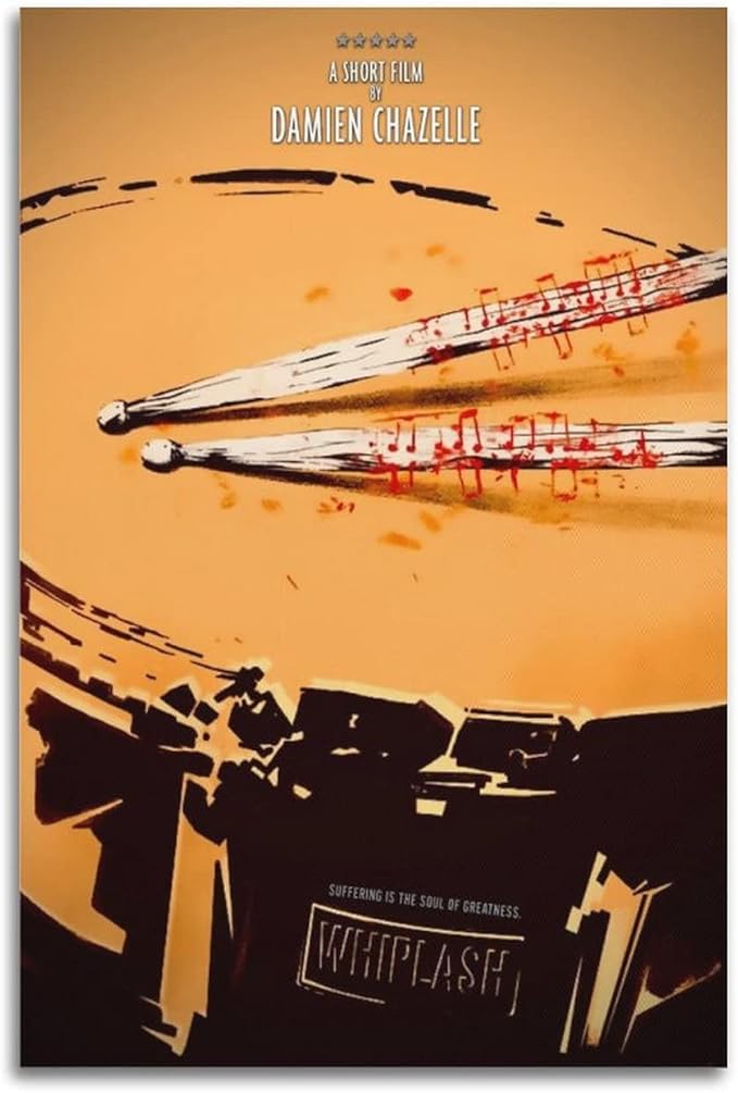 Whiplash Poster Movie (Paper and Canvas) Art Poster Printing Print