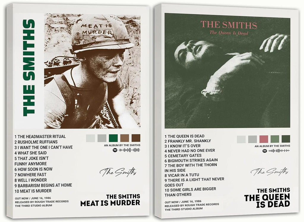 The SMITHS A Set Of 2 Music Posters (Paper and Canvas) Art Poster Printing Print