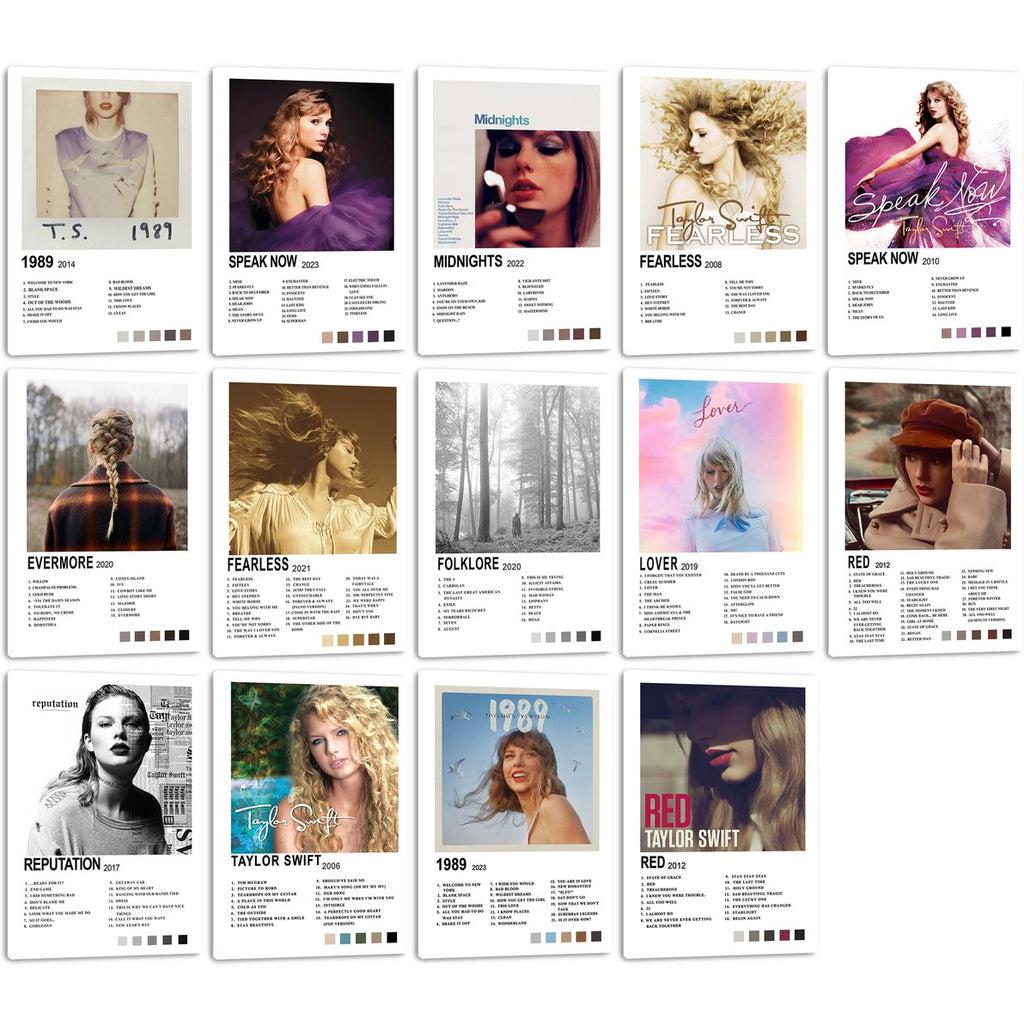 Taylor Swift Music Eras Album Covers Decorative Painting (paper and canvas) art poster printing print