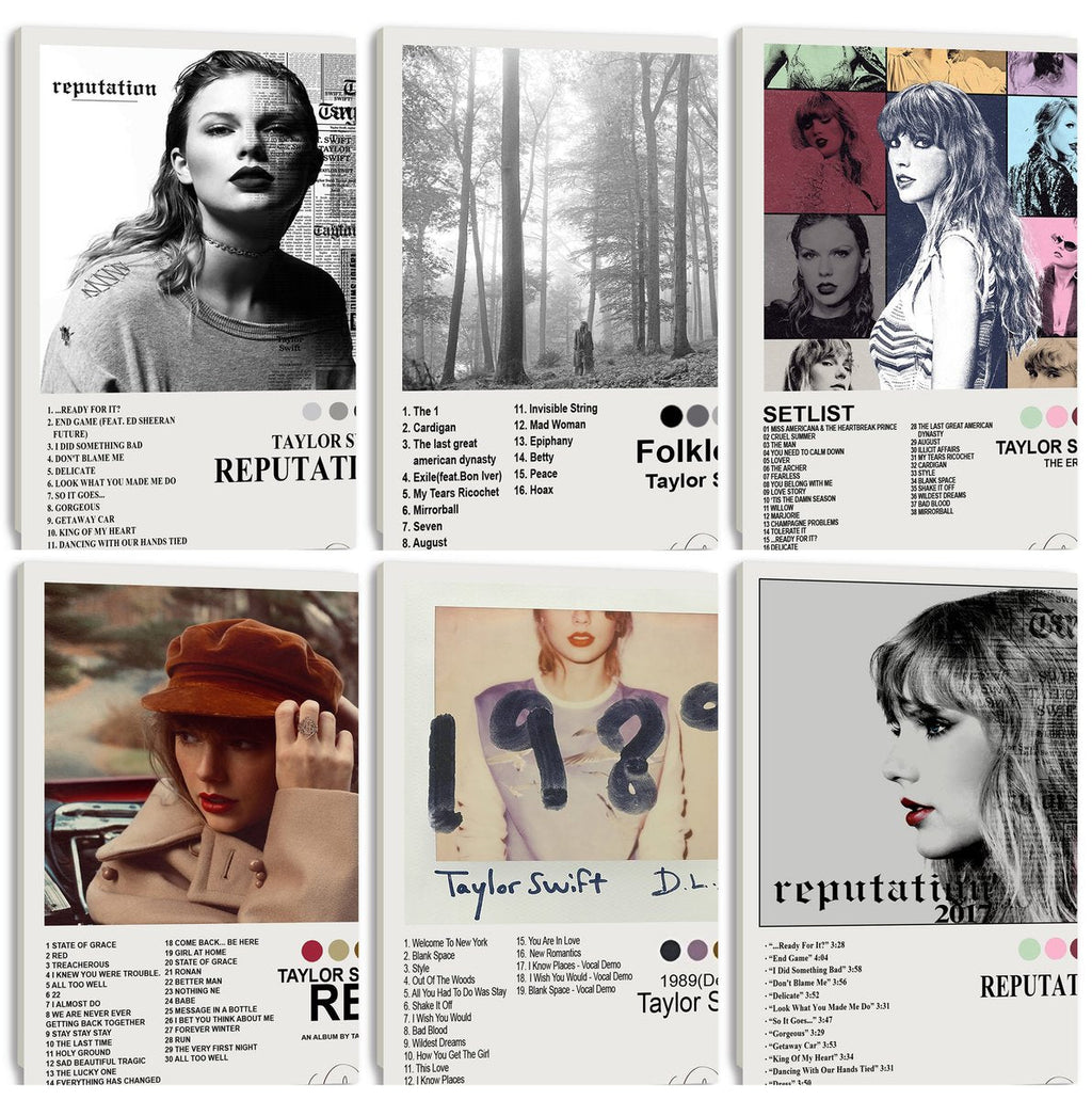 Taylor Swift Album Art Collection Decorative Painting (paper and canvas) art poster printing print