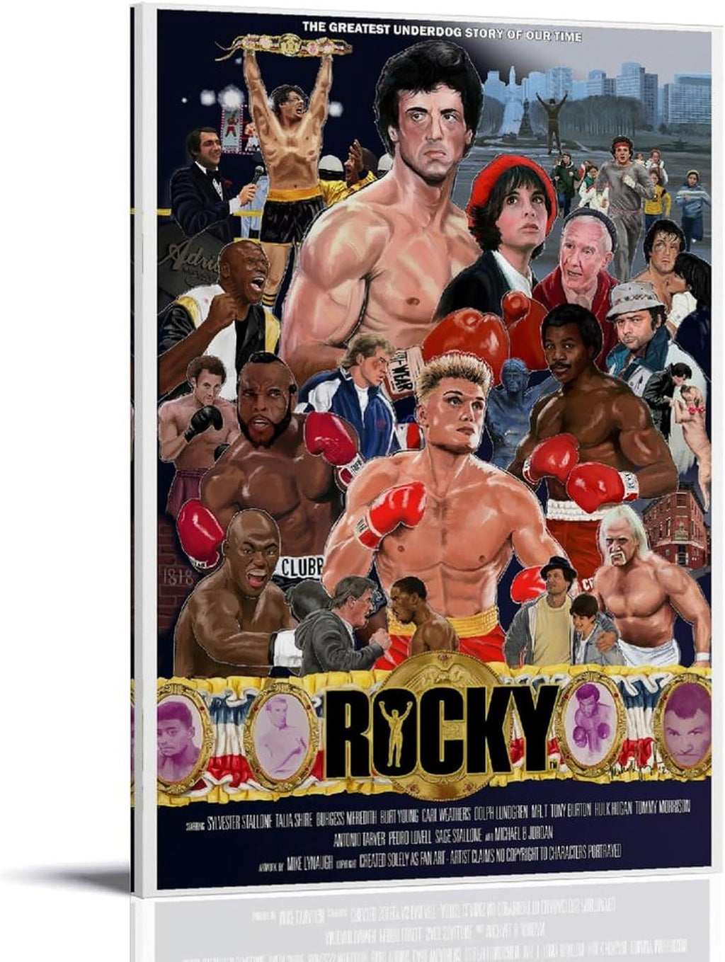 Rocky‎ Movie Poster(Paper and Canvas) Art Poster Printing Print