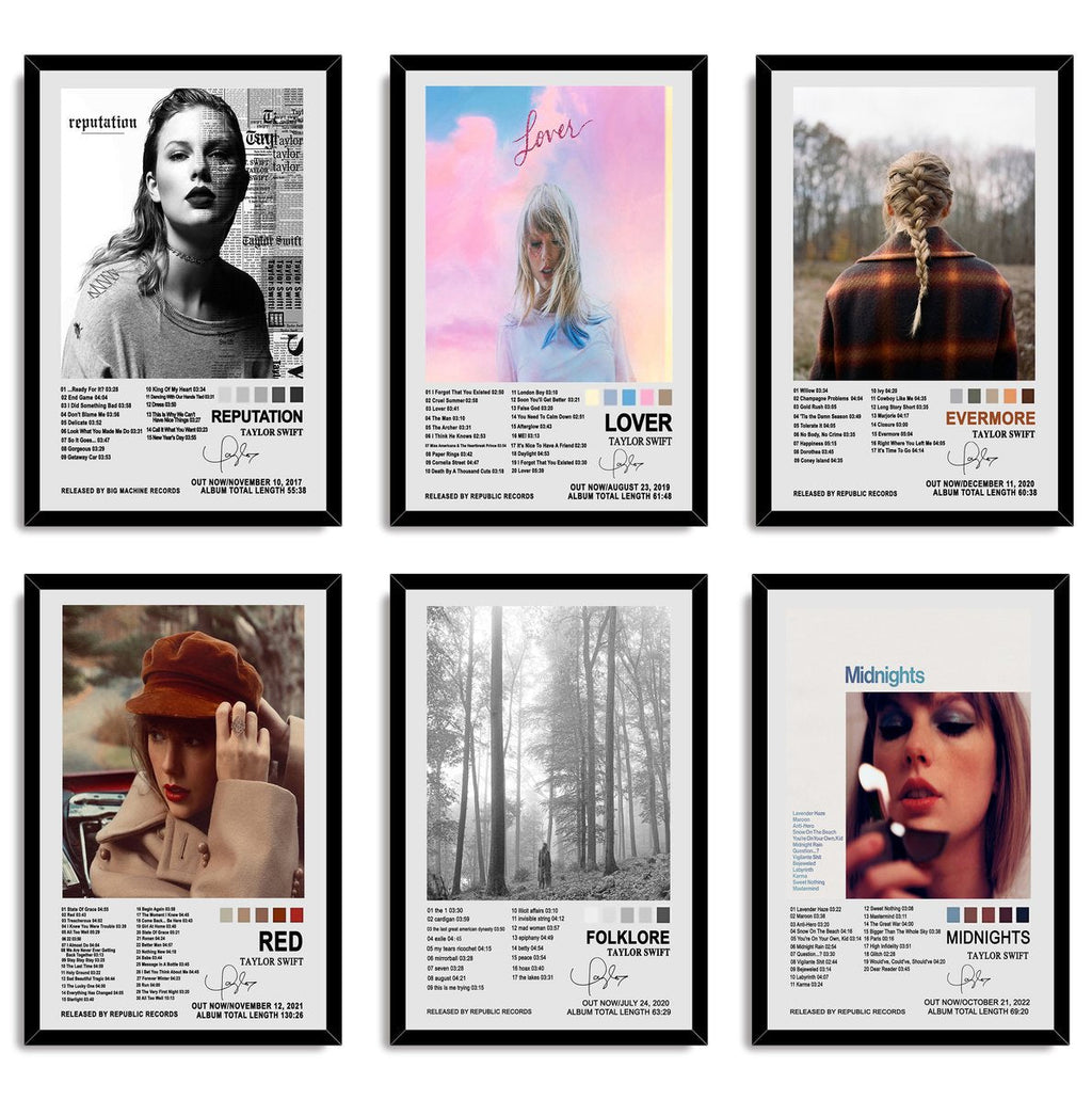 Taylor Swift Album Covers Decorative Painting (paper and canvas) art poster printing print