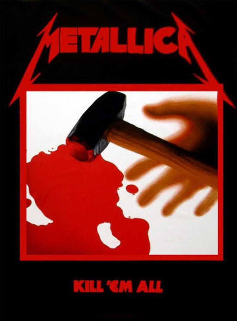 Metallica - Kill 'em All Music (Paper and Canvas) Art Poster Printing Print