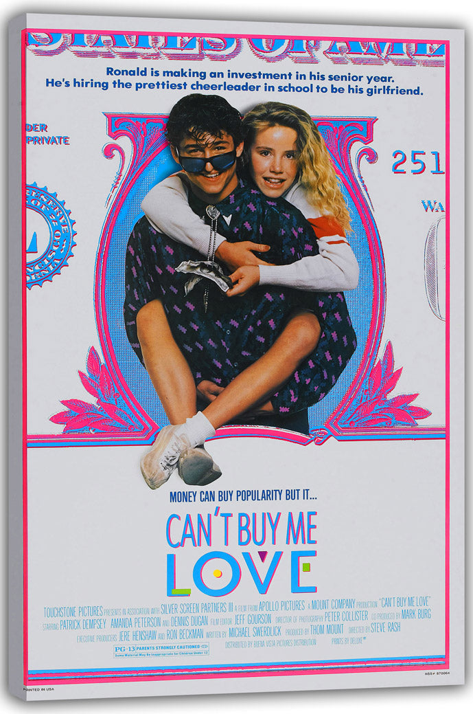 Can't Buy Me Love Movies(paper and canvas) art poster printing print