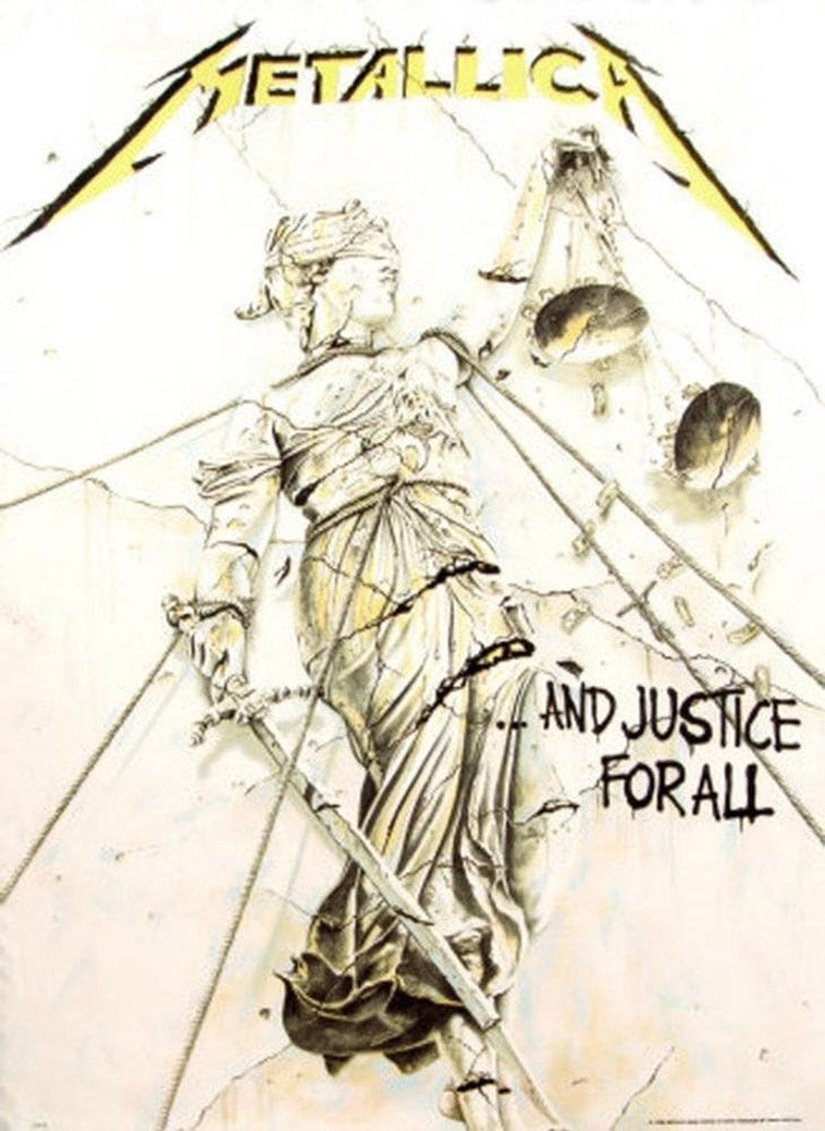Metallica Justice for All Music (Paper and Canvas) Art Poster Printing Print