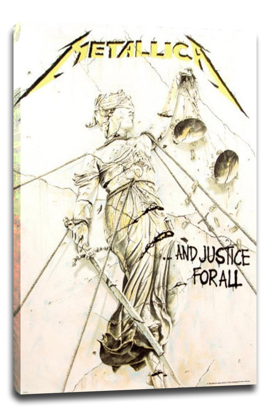 Metallica Justice for All Music (Paper and Canvas) Art Poster Printing Print
