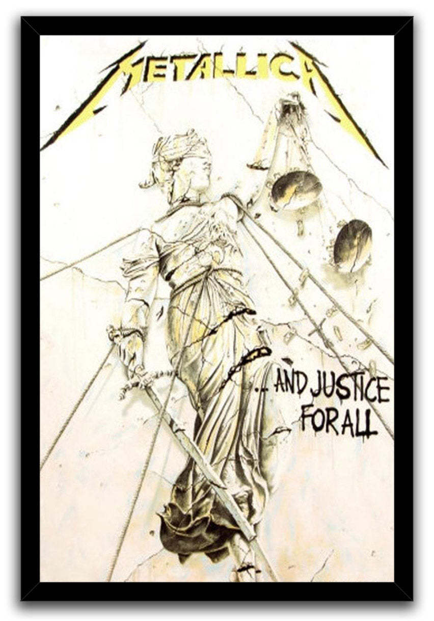 Metallica Justice for All Music (Paper and Canvas) Art Poster Printing Print