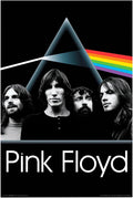 Pink Floyd Dark Side Group Music (Paper and Canvas) Art Poster Printing Print