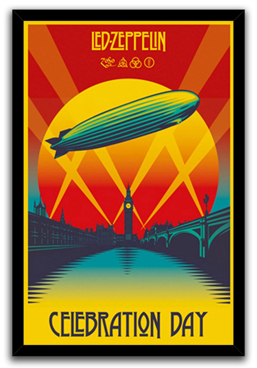 Led Zeppelin Celebration Day Music (Paper and Canvas) Art Poster Printing Print