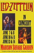 Led Zeppelin Tour At Madison Square Garden Music (Paper and Canvas) Art Poster Printing Print