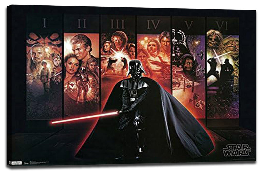 Star Wars Darth Vader Episodes Movie (Paper and Canvas) Art Poster Printing Print