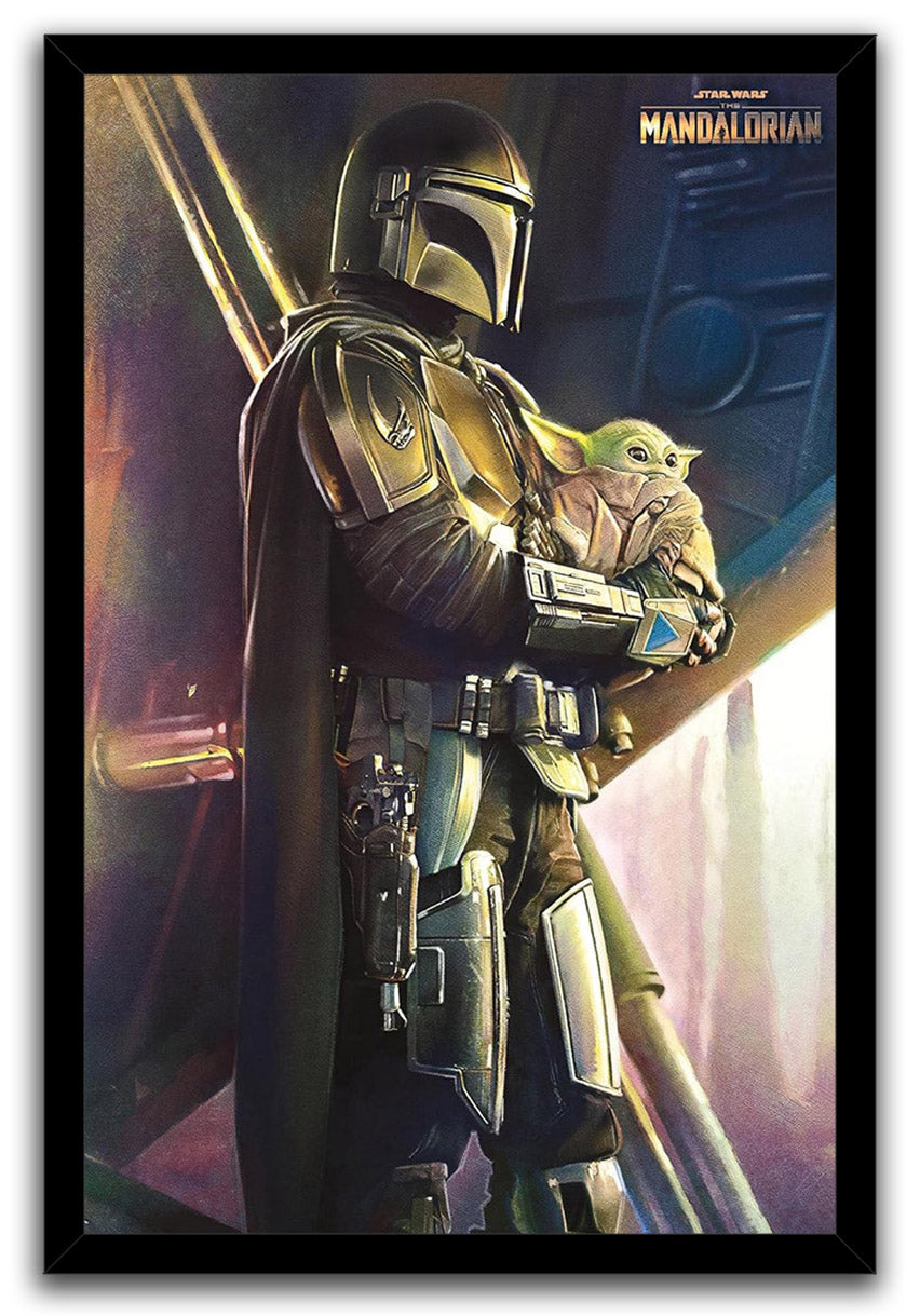 Star Wars: The Mandalorian - Held Wall Movie (Paper and Canvas) Art Poster Printing Print