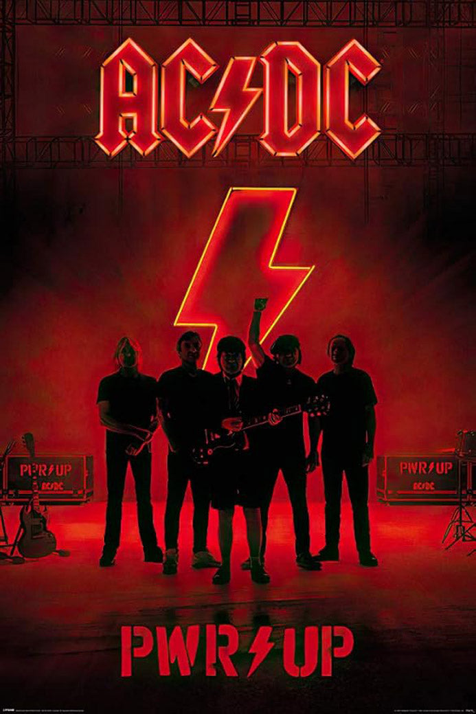 AC/DC - Music Poster (Power Up - PWR UP) (Paper and Canvas) Art Poster Printing Print