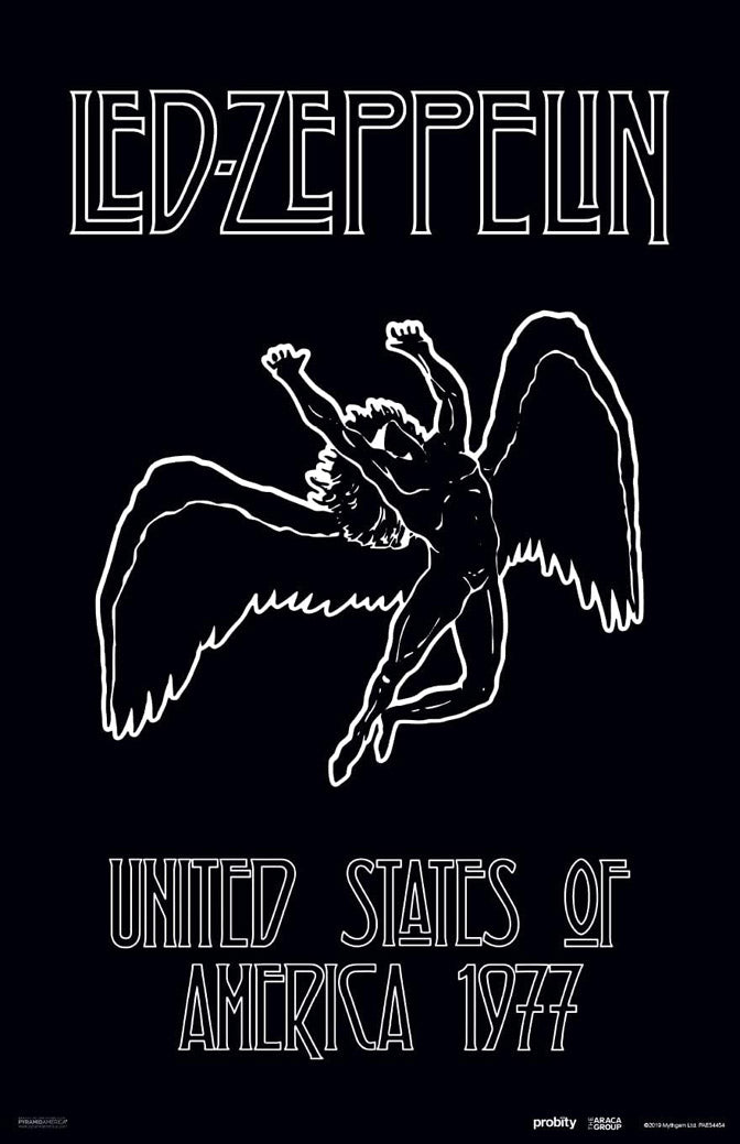 Led Zeppelin Music (Paper and Canvas) Art Poster Printing Print