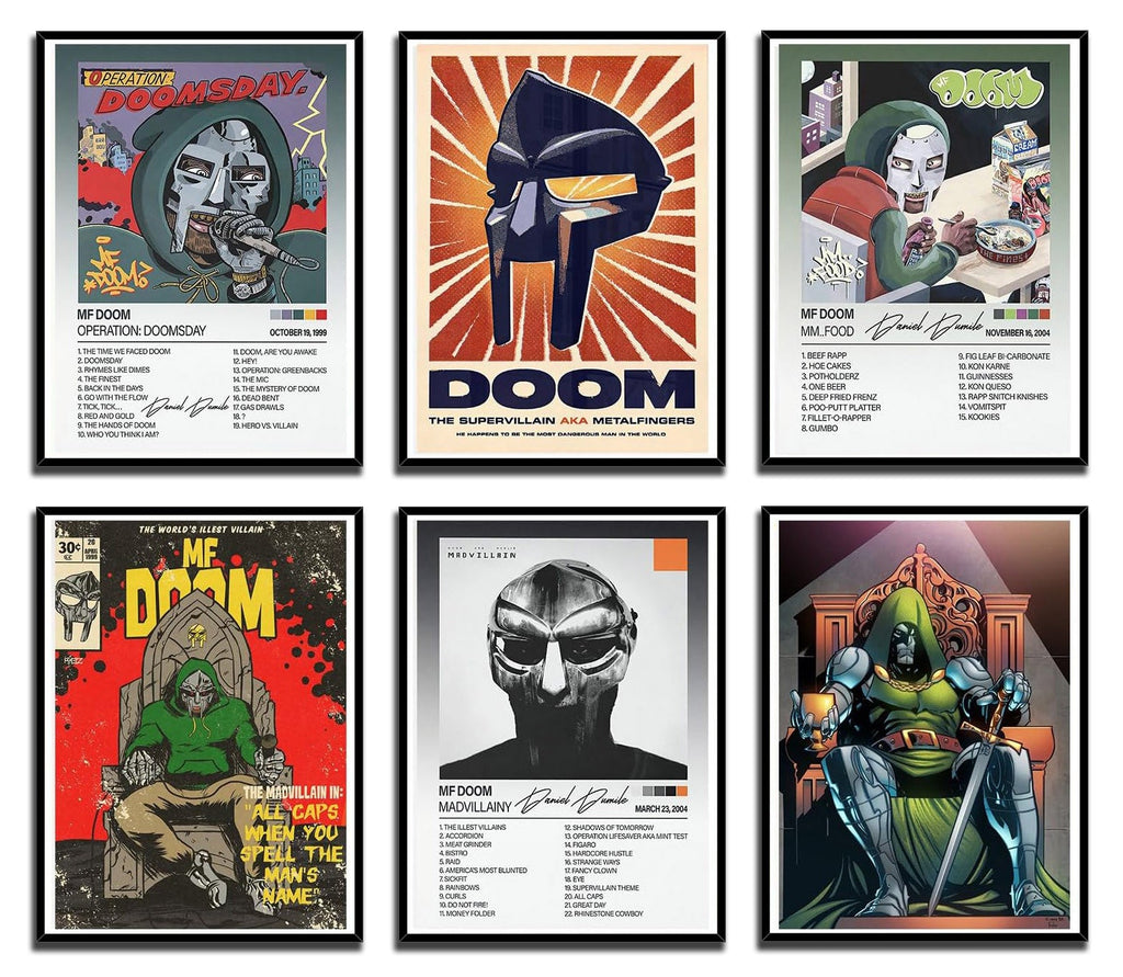 MF Doom Music Poster Signed Limited Album Cover Posters (Paper and Canvas) Art Poster Printing Print