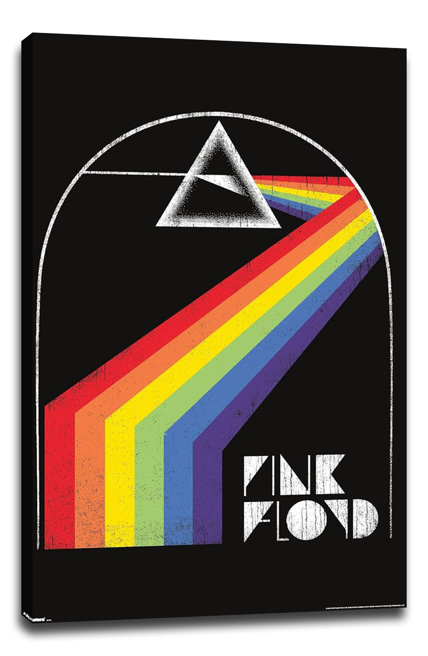 Pink Floyd The Dark Side Of The Moon Illustration Variant Wall Music (Paper and Canvas) Art Poster Printing Print