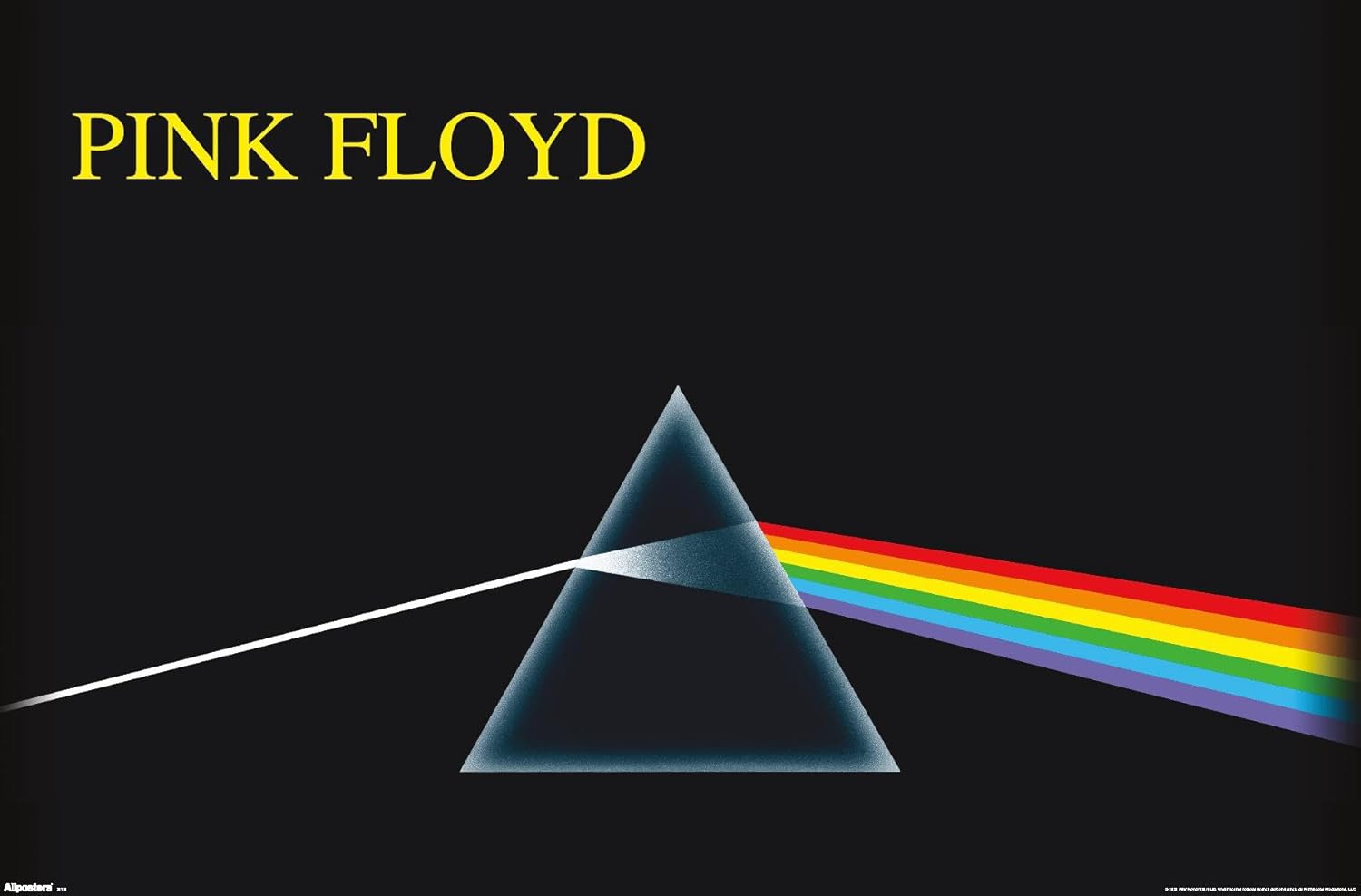 Pink Floyd - The Dark Side Of The Moon Logo Music (Paper and Canvas) Art Poster Printing Print