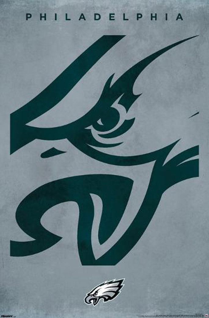 NFL Philadelphia Eagles - Logo 25 NFL (Paper and Canvas) Art Poster Printing Print