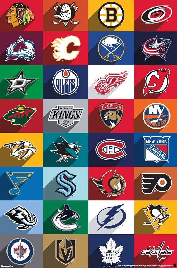 League - Logos 25 NBA (Paper and Canvas) Art Poster Printing Print