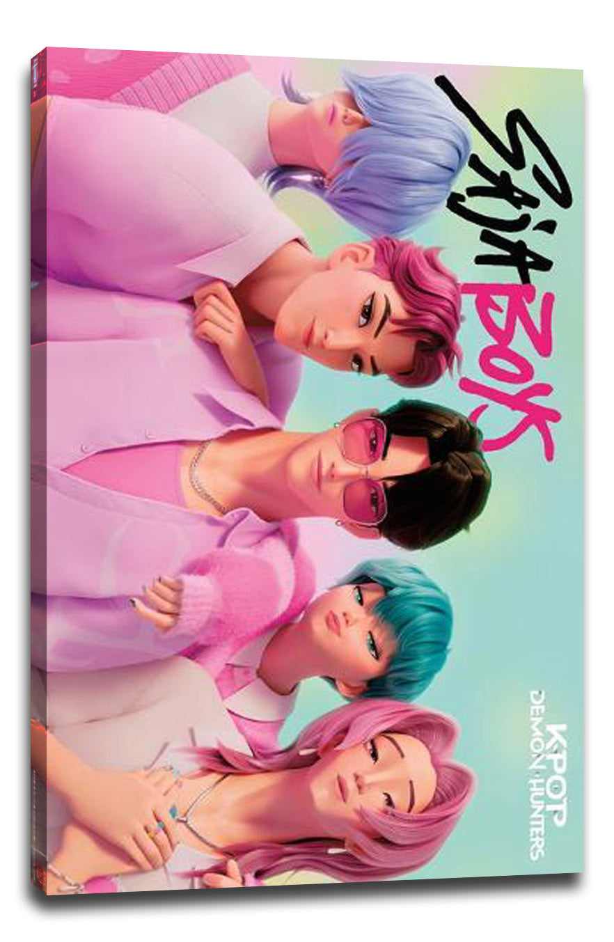 KPop Demon Hunters (2025) - Saja Boys Movie (Paper and Canvas) Art Poster Printing Print