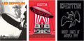 Led Zeppelin - 3 Piece Music (Paper and Canvas) Art Poster Printing Print