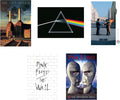Pink Floyd (The Favorites - Album Covers) 5 Piece Music (Paper and Canvas) Art Poster Printing Print