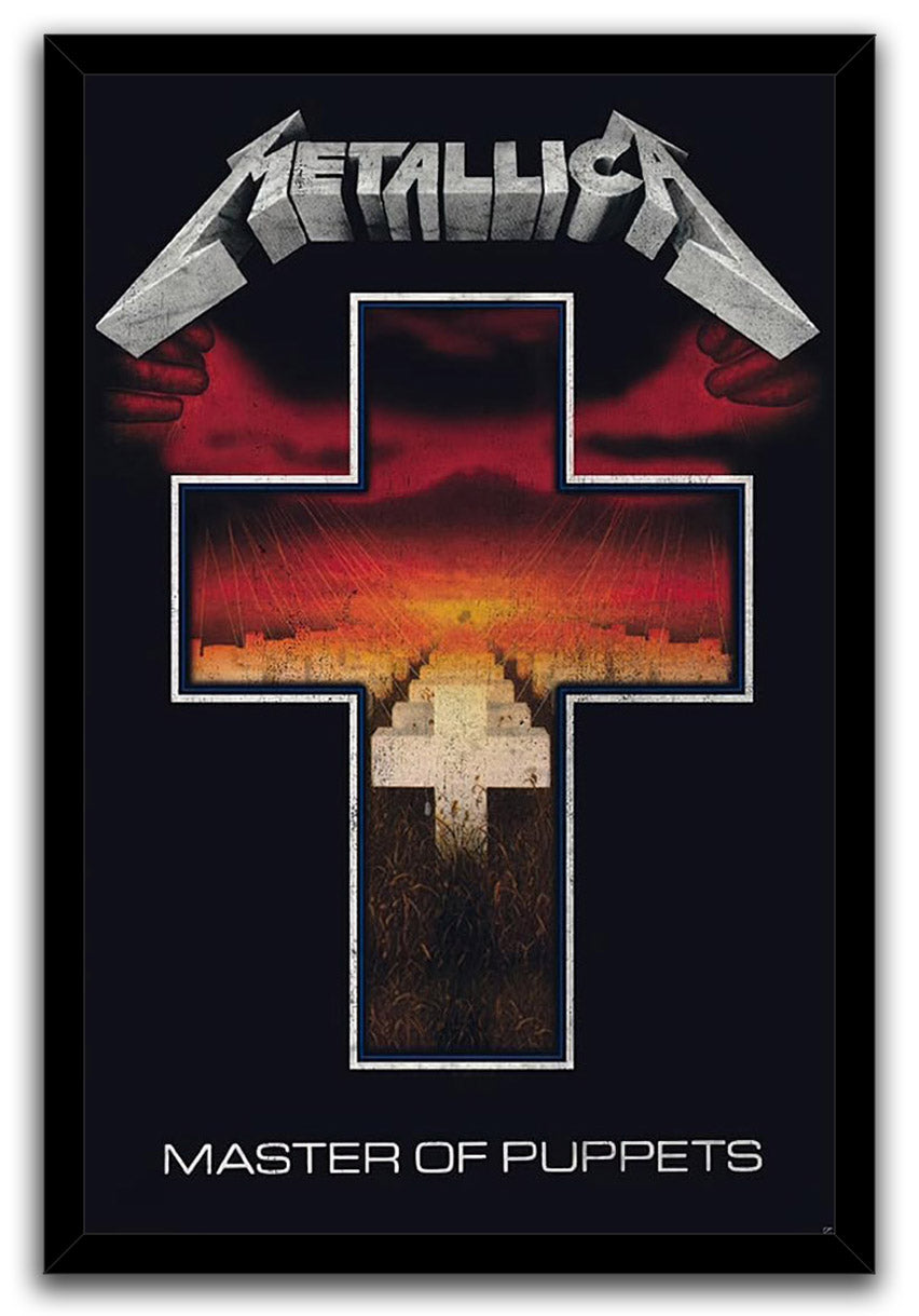 Metallica-Master Of Puppets-Album Cover Music (Paper and Canvas) Art Poster Printing Print