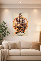 Black Lightning TV Series in a bright living room above a beige sofa.