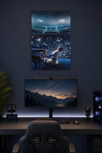 Elton John Rocketman Concert in a gaming desk setup above a monitor.
