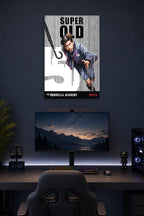 Number Five The Umbrella Academy in a gaming desk setup above a monitor.