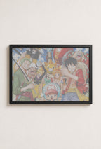 One Piece Straw Hat Crew Poster