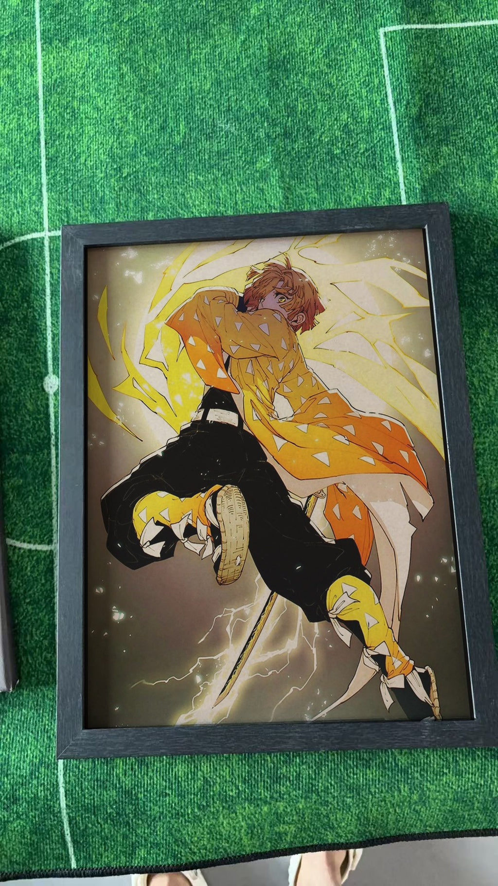 Zenitsu Thunder Breathing Anime Poster