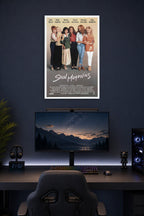 Poster Art B00VKWT5P8 in a gaming desk setup above a monitor.