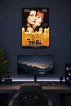 Practical Magic Movie Sandra Bullock Nicole Kidman in a gaming desk setup above a monitor.