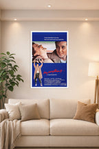 Say Anything Movies in a bright living room above a beige sofa.