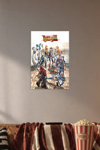 The Legend of Heroes: Trails of Cold Steel III Characters in a cozy movie room above a brown sofa with popcorn.