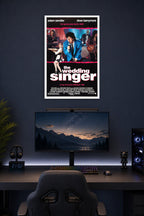 The Wedding Singer Movies in a gaming desk setup above a monitor.