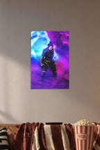 Wraith Apex Legends in a cozy movie room above a brown sofa with popcorn.