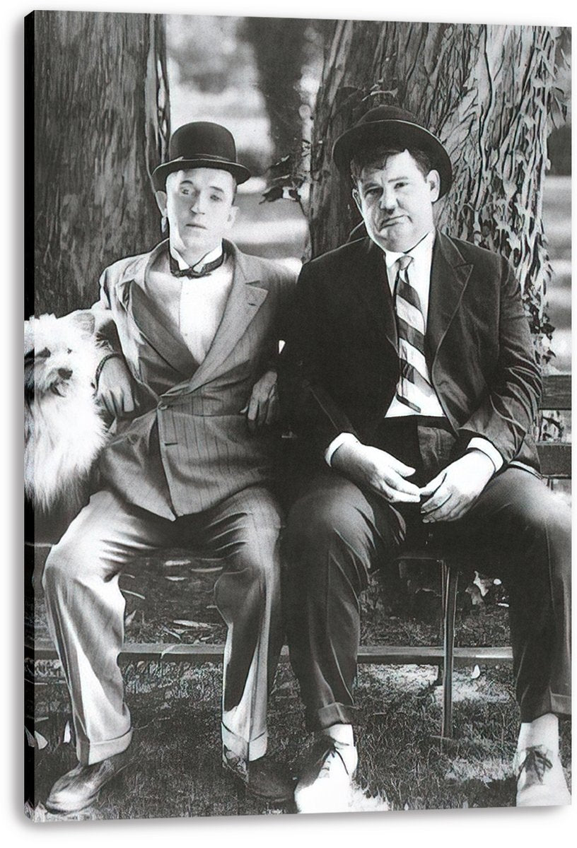 Laurel and Hardy Decorative Painting (paper and canvas) art poster printing print