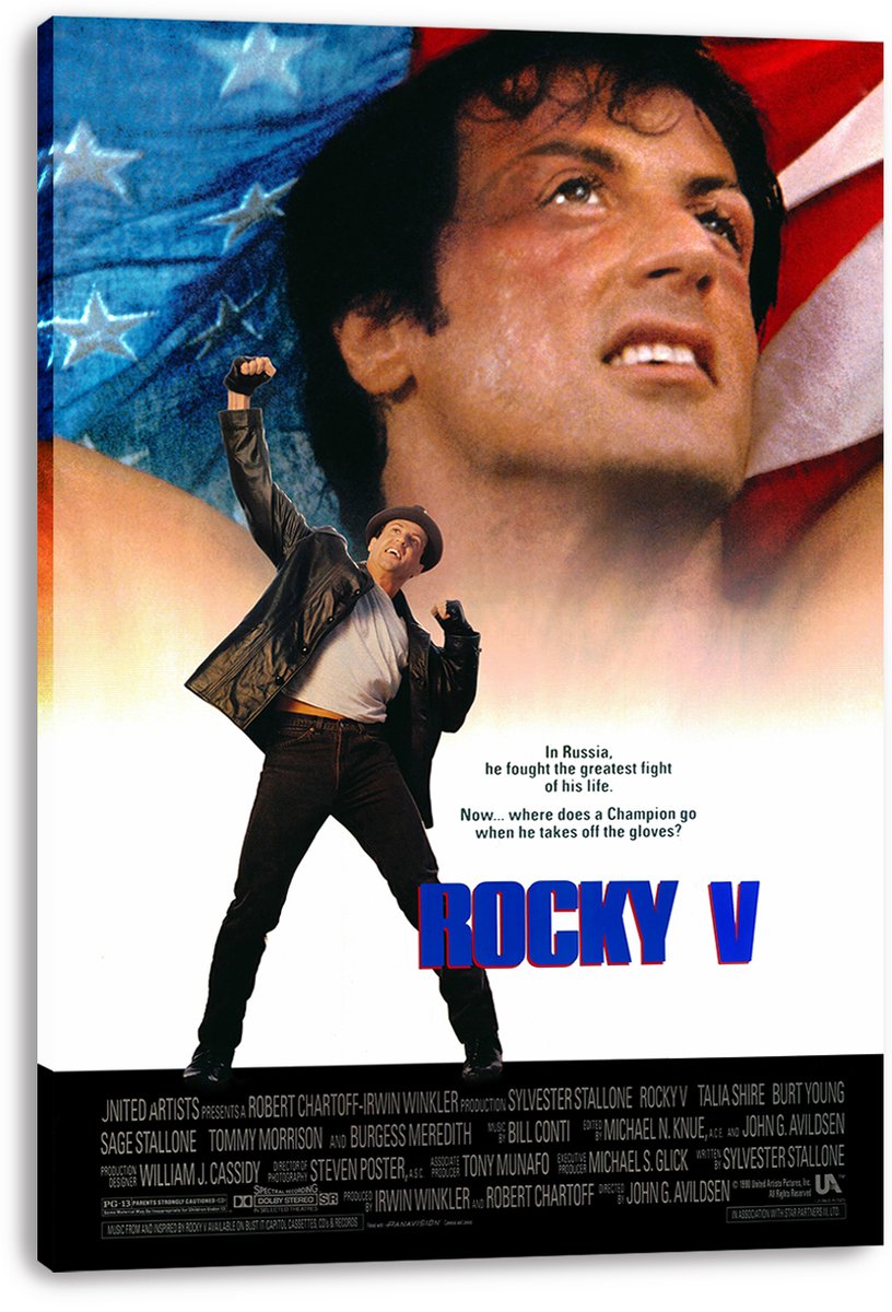 Rocky V Movie Poster Decorative Painting (paper and canvas) art poster printing print