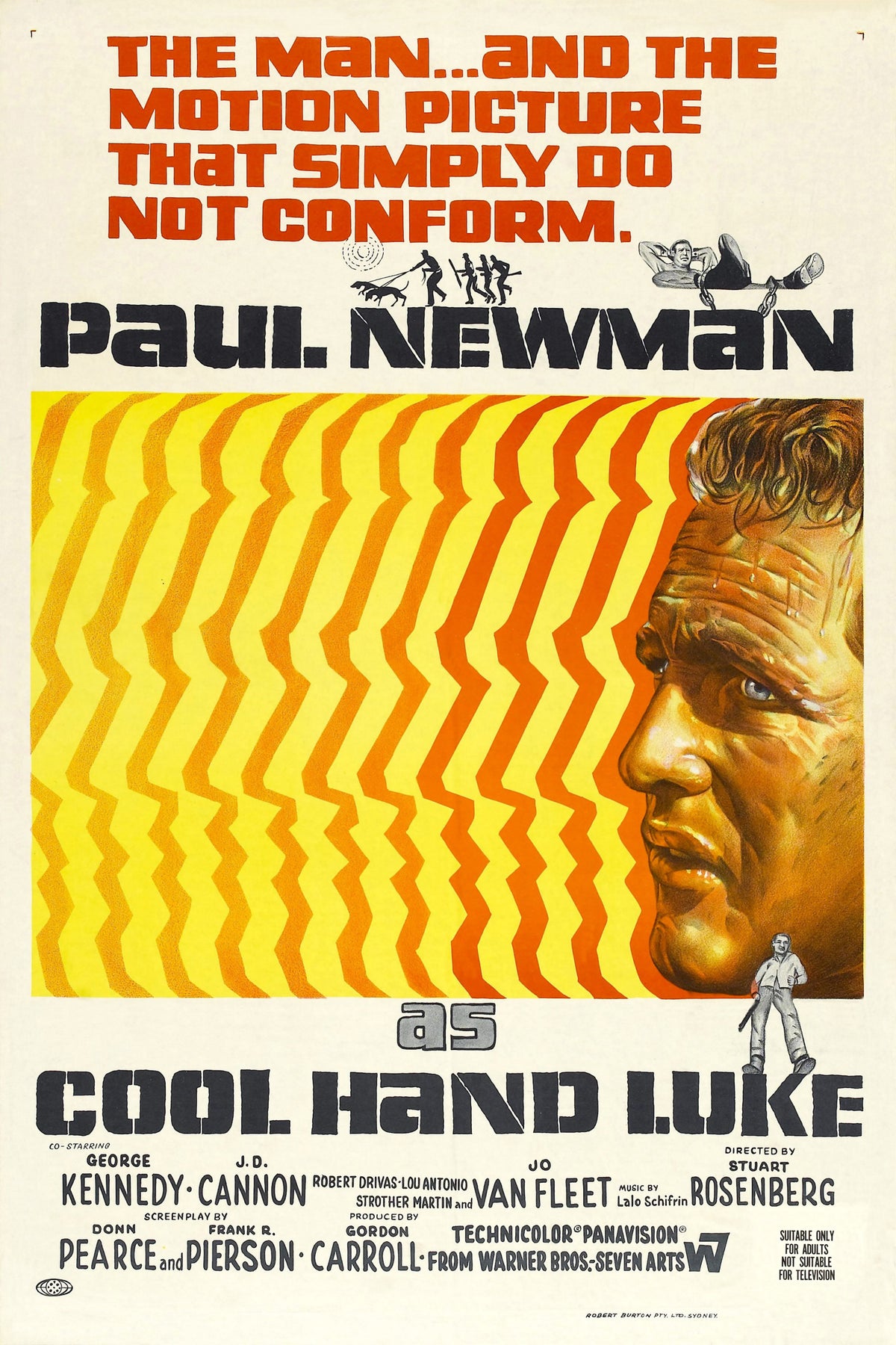 Cool Hand Luke Vintage Movie Poster
