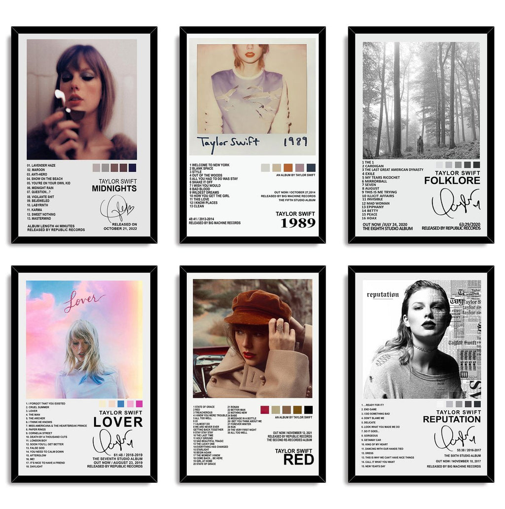 Taylor Swift Album Covers Decorative Painting (paper and canvas) art poster printing print