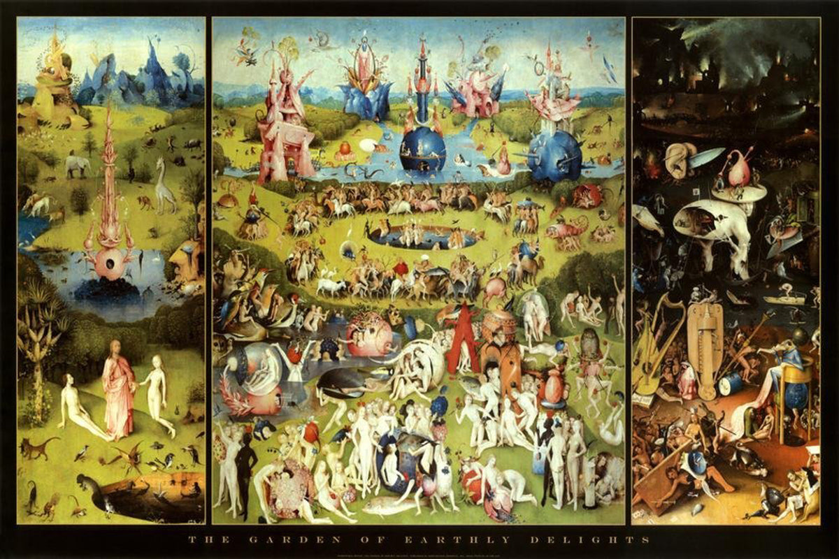 Garden of Earthly Delights Art Poster