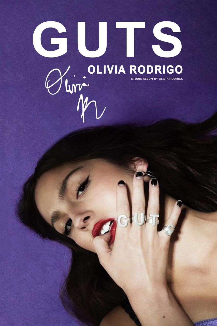 Olivia Rodrigo Guts Album Poster