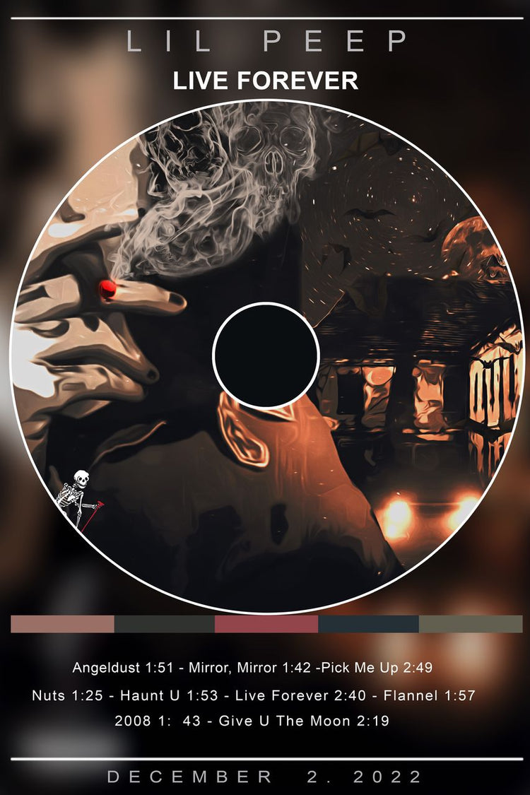 Lil Peep Live Forever Album Poster