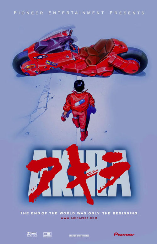 Akira Kaneda Motorcycle Anime Poster