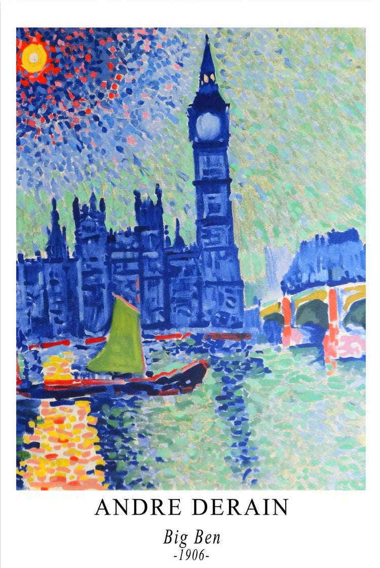 Andre Derain Big Ben Art Poster